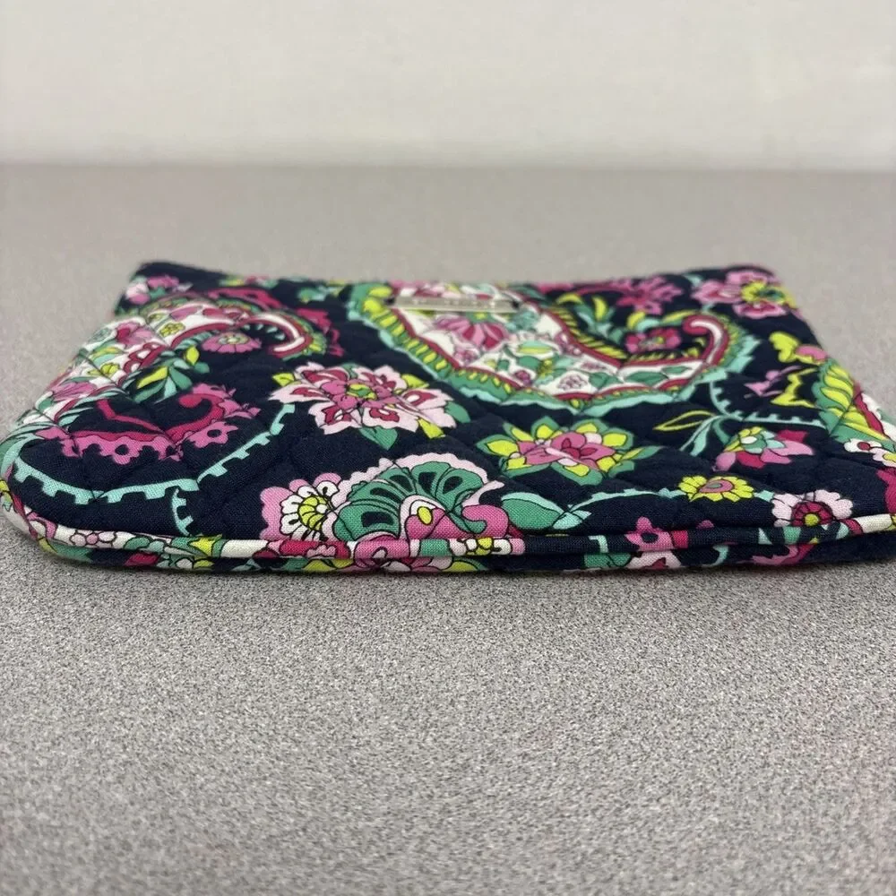 Vera Bradley Petal Paisley Makeup, Cosmetics Bag, 9”X6”, Lined, Zipped, NWOT